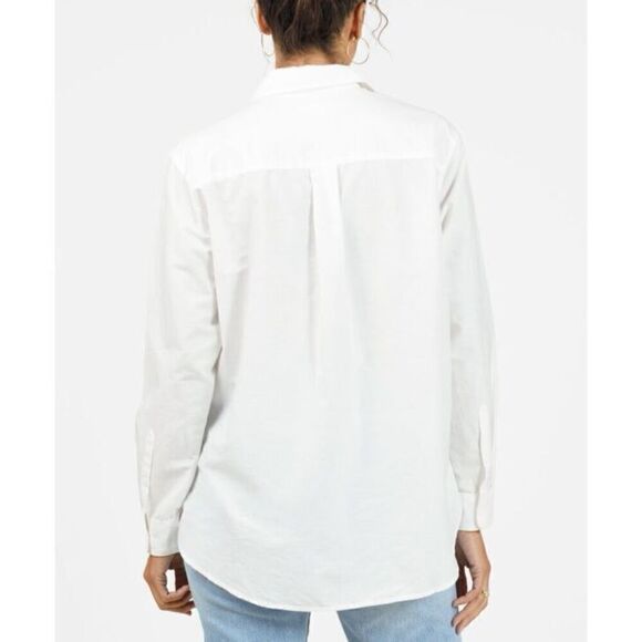 OUTERKNOWN Sydney Boyfriend Shirt white XS new - Picture 4 of 12